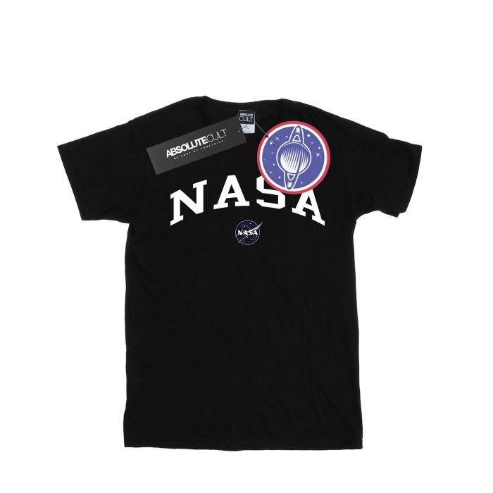 NASA heren collegiaal logo T-shirt
