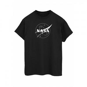 NASA Heren Klassiek Insignia Logo Monochroom T-shirt