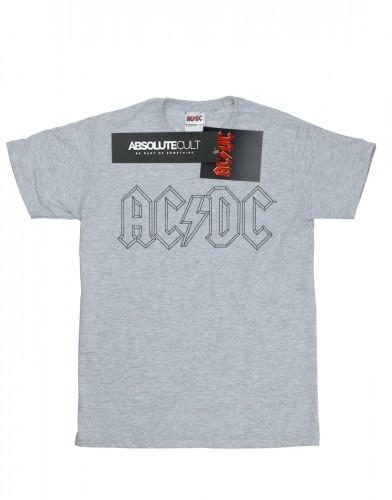 AC/DC Heren T-shirt met zwart omtreklogo