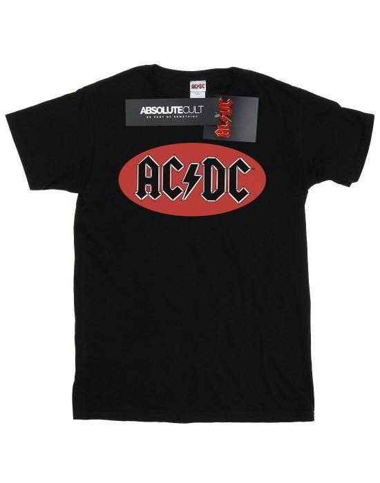 AC/DC Heren T-shirt met rood cirkellogo