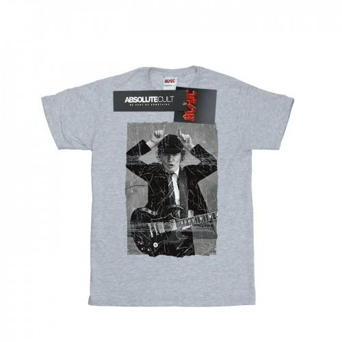 AC/DC Heren Angus Young Distressed Photo T-shirt