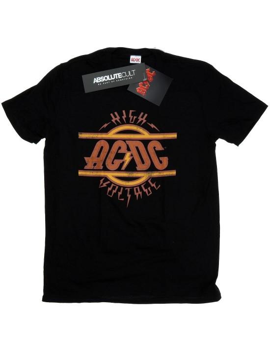 AC/DC T-shirt met hoogspanningslogo voor heren