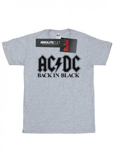 AC/DC heren T-shirt met zwart logo