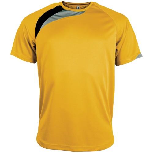 Kariban Proact Heren sport-T-shirt met korte mouwen en ronde hals