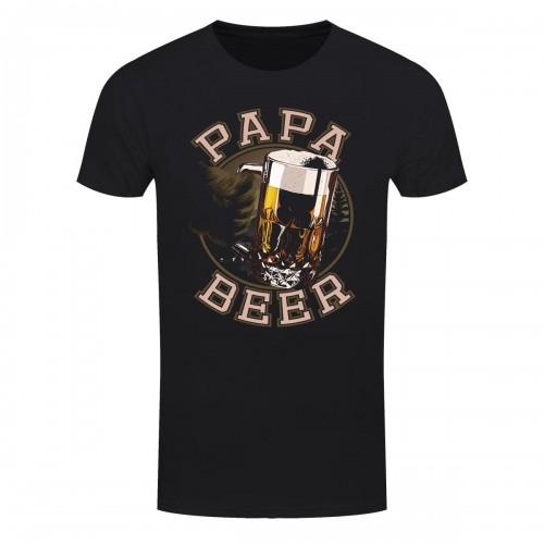 Grindstore Vaderdag Papa Bier T-shirt voor heren