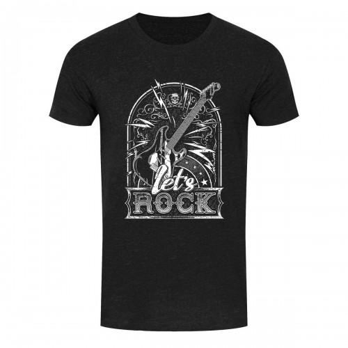 Grindstore Heren Lets Rock Heren T-shirt