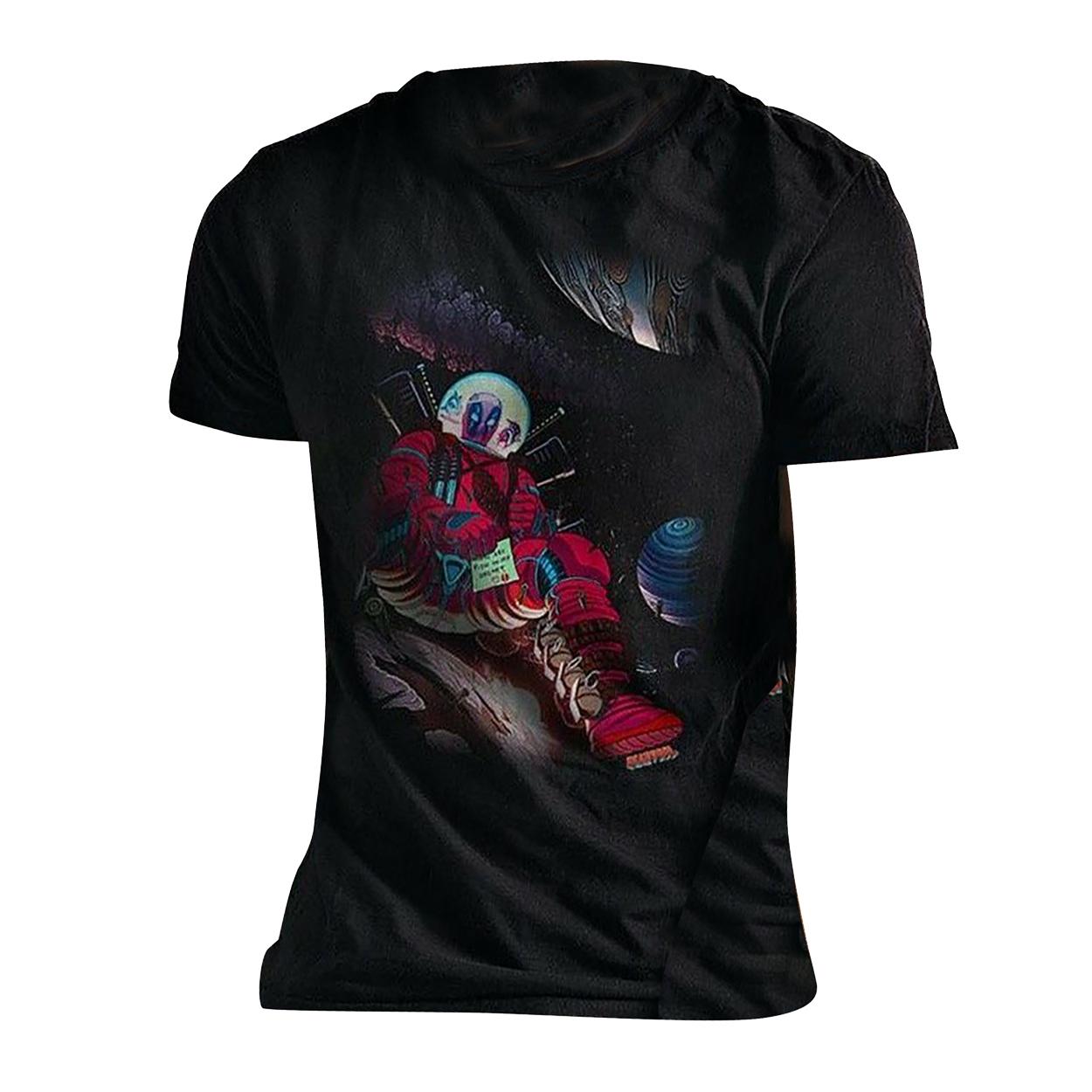 Deadpool Unisex volwassenen ruimte T-shirt