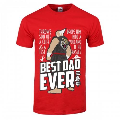 Grindstore Heren Beste Vader Ooit Rood T-Shirt