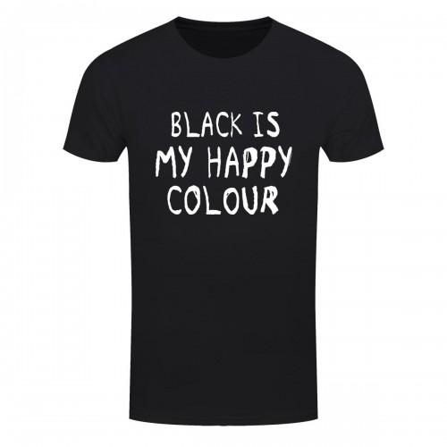 Grindstore heren zwart is mijn vrolijke kleur T-shirt