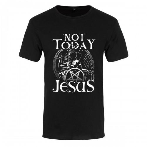 Grindstore Heren Niet Vandaag Jezus T-Shirt