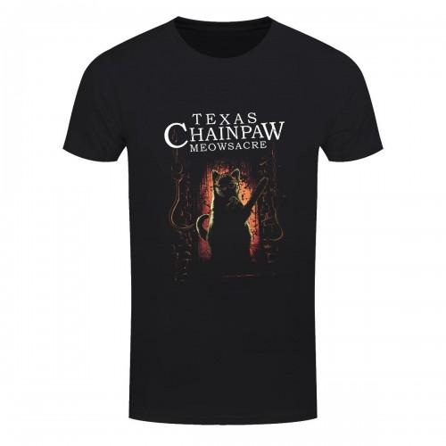 Grindstore Heren Texas Chainpaw Meowsacre T-shirt
