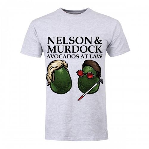 Grindstore Nelson & Murdock Avocado's At Law T-shirt voor heren