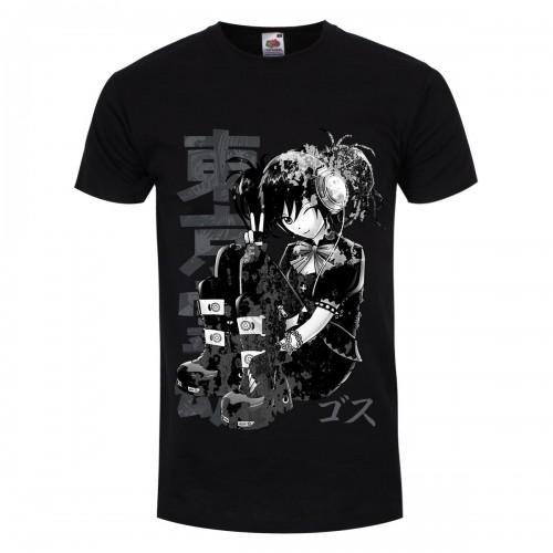 Tokyo Spirit Gosu zwart-wit T-shirt voor heren