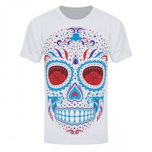 Grindstore Heren Sugar Skull sublimatie T-shirt