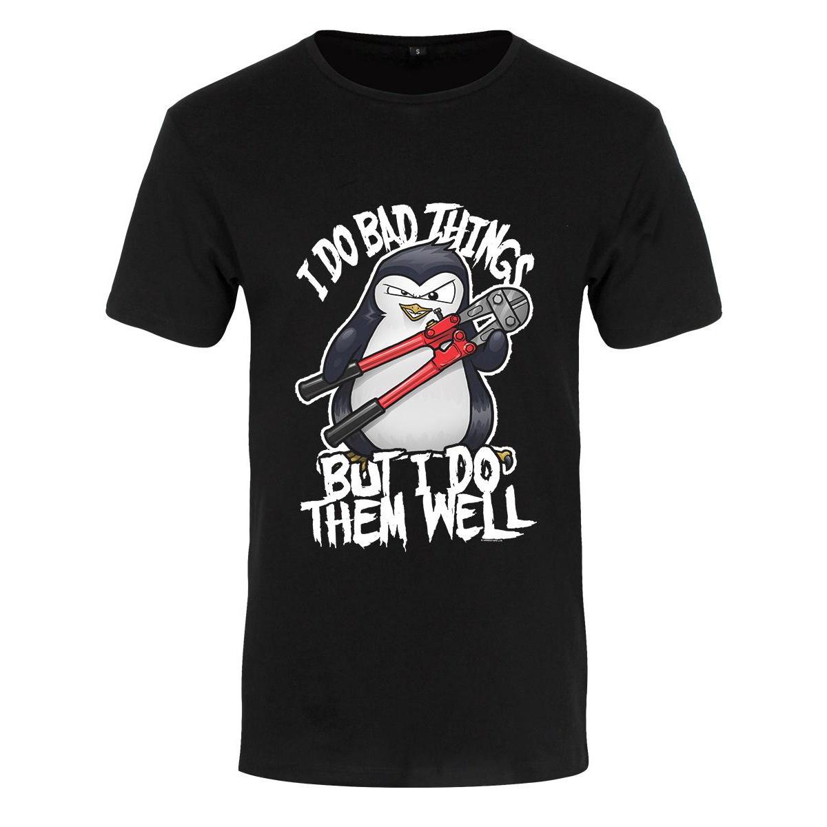 Psycho Penguin Heren Ik doe slechte dingen Premium T-shirt