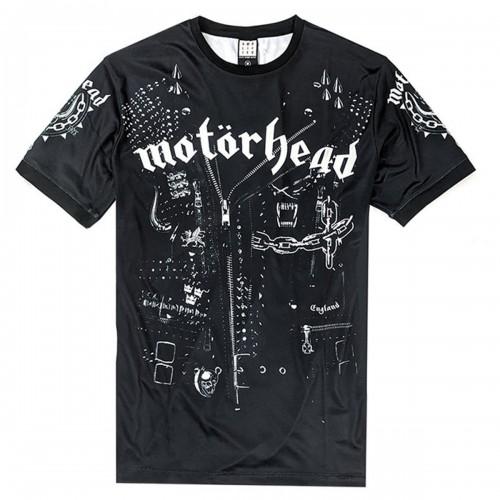 Amplified Versterkt Heren Lederen Vest Motorhead T-Shirt