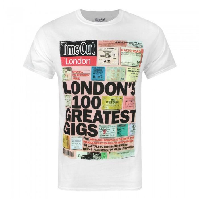 Pertemba FR - Apparel Time Out Heren Londons 100 Greatest Gigs T-shirt
