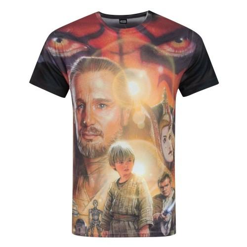 Star Wars Heren Phantom Menace sublimatie T-shirt