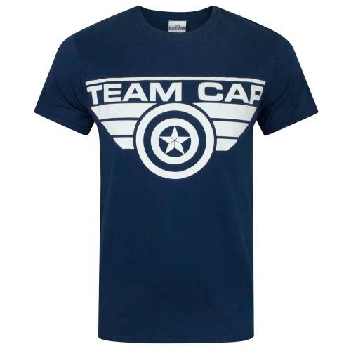 Captain America Heren Civil War Team Cap T-Shirt