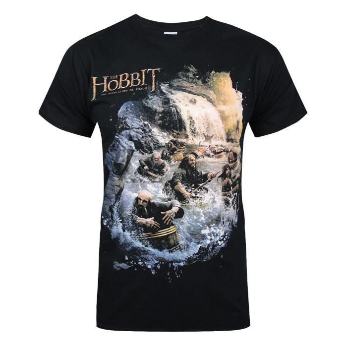 The Hobbit De Hobbit: Desolation Of Smaug Official Mens Barrels T-Shirt