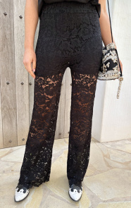 The Musthaves Lace Pants Black