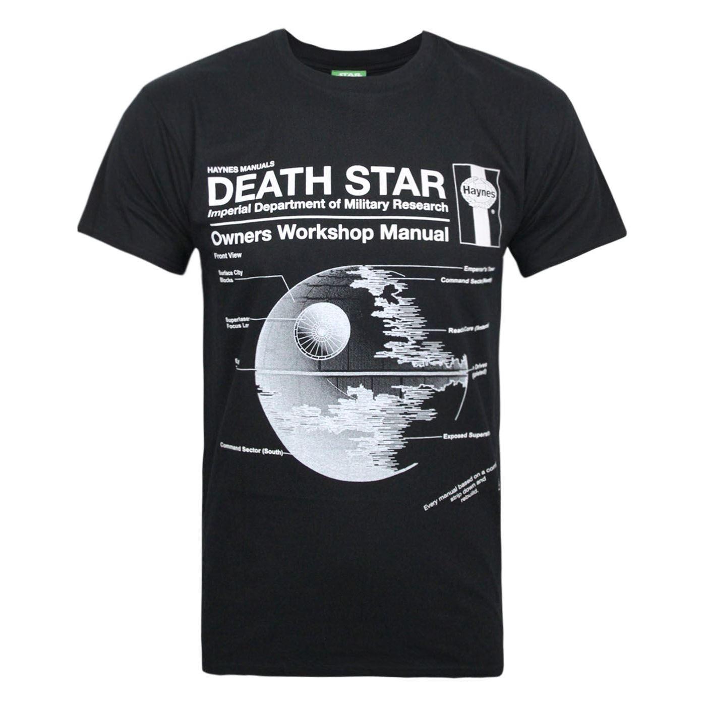 Star Wars officieel heren Haynes Manual Death Star T-shirt