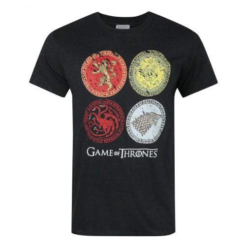 Game Of Thrones Official Mens House Crests T-Shirt