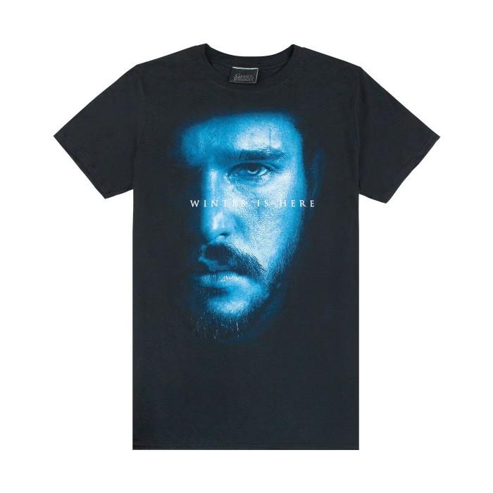 Game Of Thrones Heren Jon Snow Winter is hier T-shirt