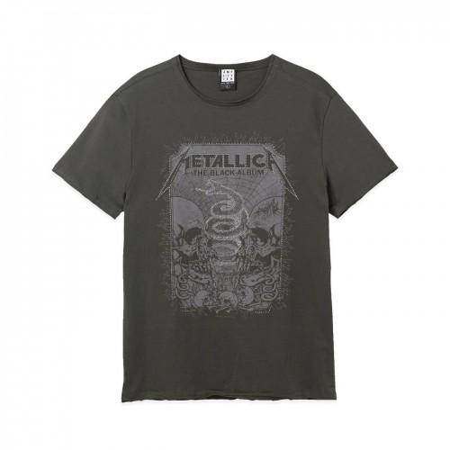 Amplified Versterkte Heren Het Zwarte Album Metallica Diamante T-Shirt