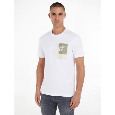 Calvin Klein T-shirt OVERLAY BOX LOGO T-SHIRT