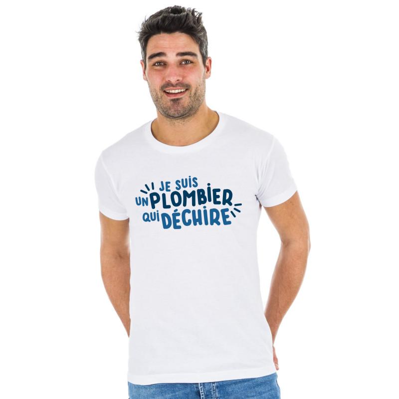Les Éphémères Heren T-shirt - Ik ben een loodgieter die scheurt