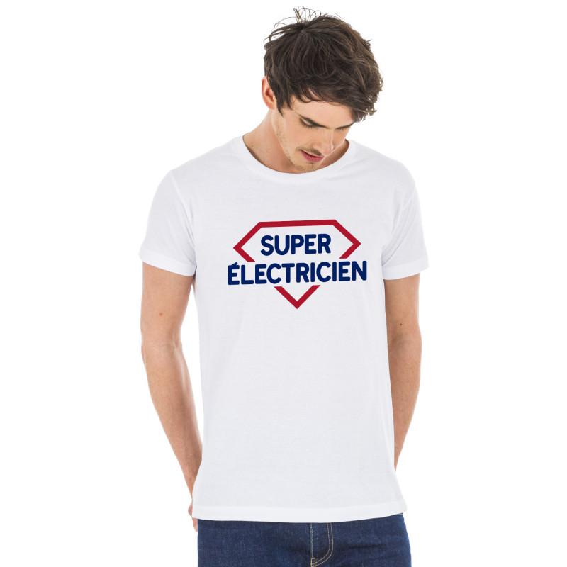 Les Éphémères Heren T-shirt - SUPER ELEKTRICIEN