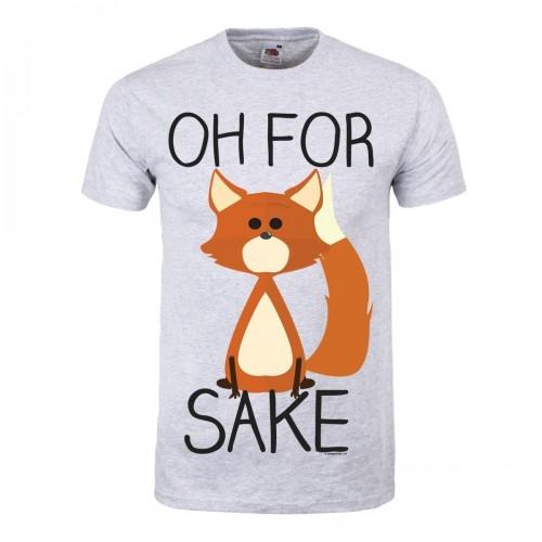 Grindstore Heren Oh For Fox Sake T-shirt