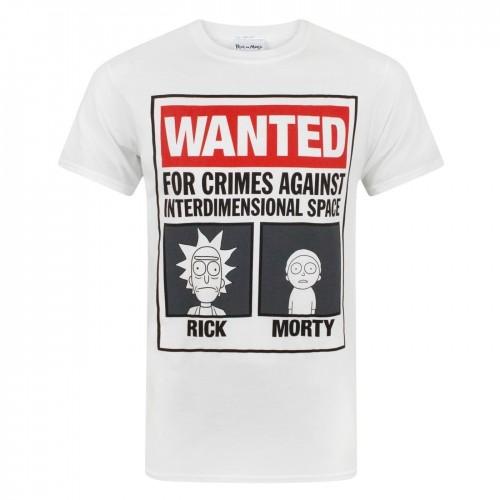 Rick And Morty Rick en Morty heren gezocht poster T-shirt