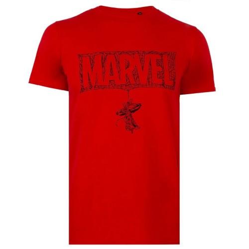 Spider-Man heren T-shirt met weblogo