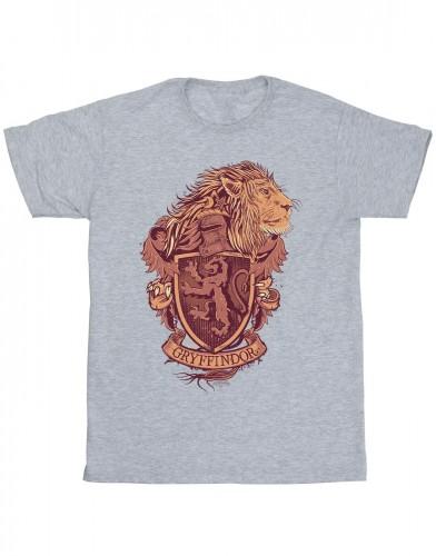 Harry Potter Heren Gryffindor Sketch Crest T-shirt