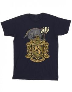 Harry Potter Heren Huffelpuf Sketch Crest T-shirt