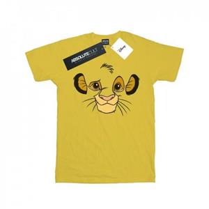 Disney Heren The Lion King Simba Face T-shirt
