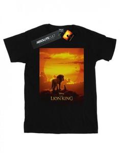 Disney Heren The Lion King Movie Sunset Poster T-shirt