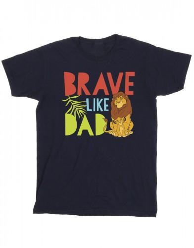 Disney Heren The Lion King Brave Like Dad T-shirt