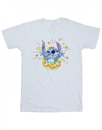 Disney Heren Lilo & Stitch Cracking Egg T-shirt