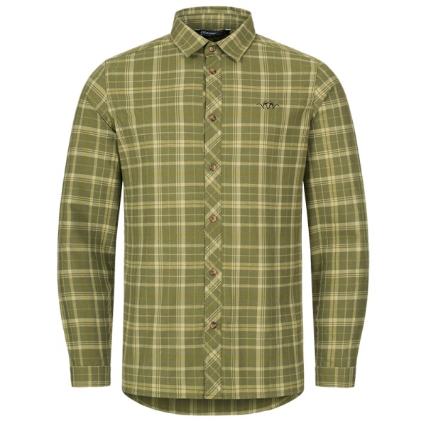 Blaser Outfits  Technical Fleece Shirt 20 - Overhemd, olijfgroen