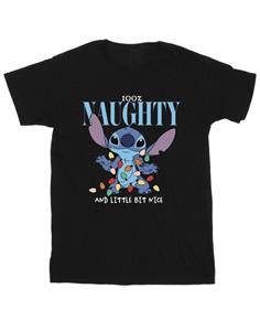 Disney Heren Lilo & Stitch Naughty & Nice T-shirt