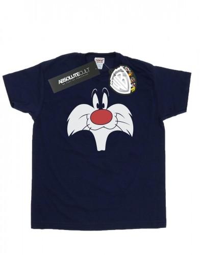 Looney Tunes Heren Sylvester Big Face T-shirt