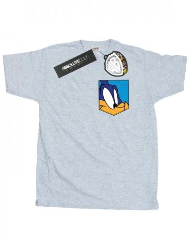 Looney Tunes Heren Road Runner Face T-shirt met nepzak