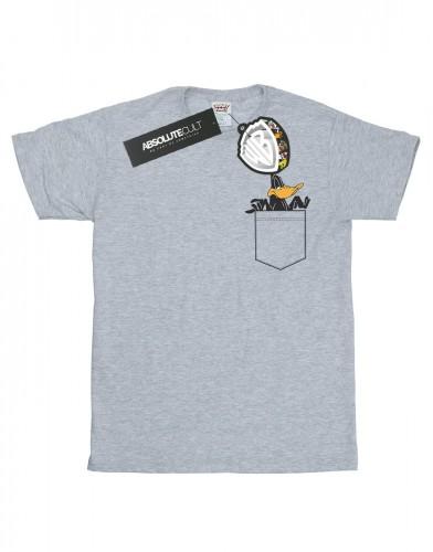 Looney Tunes Heren Daffy Duck T-shirt met nepzak