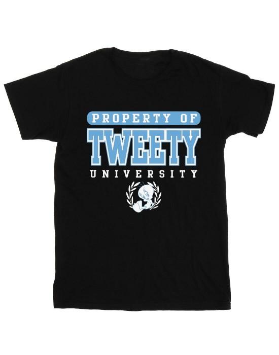 Looney Tunes Heren Tweety Property Of University T-shirt