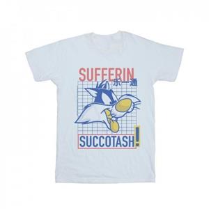 Looney Tunes Heren Sylvester Sufferin Succotash T-shirt