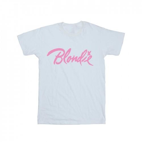 Blondie Heren Klassiek Logo T-shirt