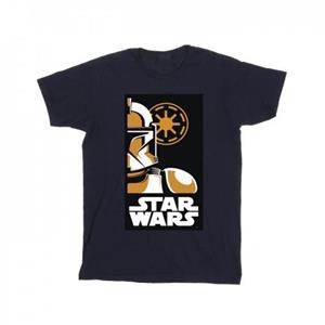 Star Wars Mens Stormtrooper Art Poster T-Shirt